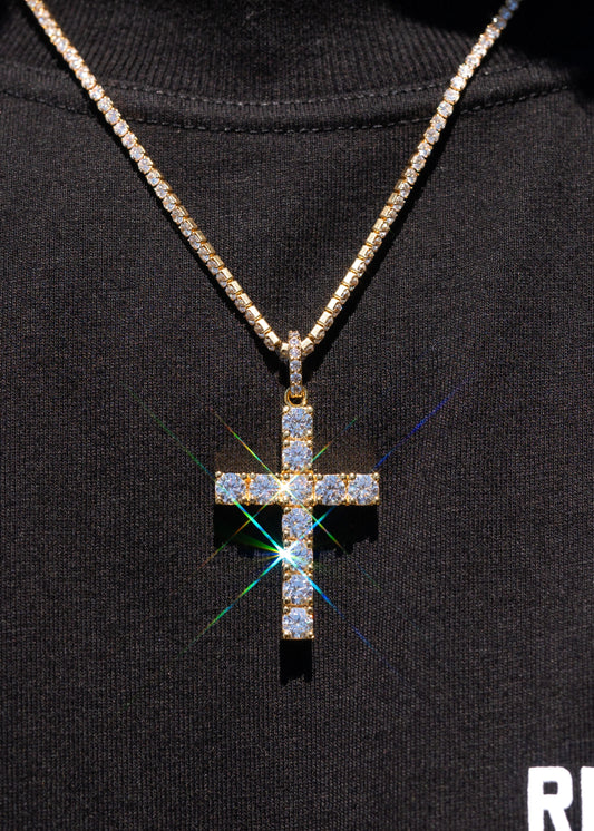 Diamond Cross - Gold