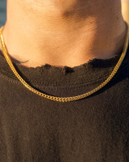 3mm Franco Chain - Gold